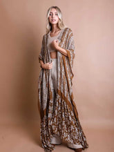 Load image into Gallery viewer, Airy Paisley Drape Kimono
