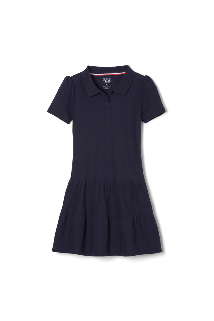 Polo Dress-Navy